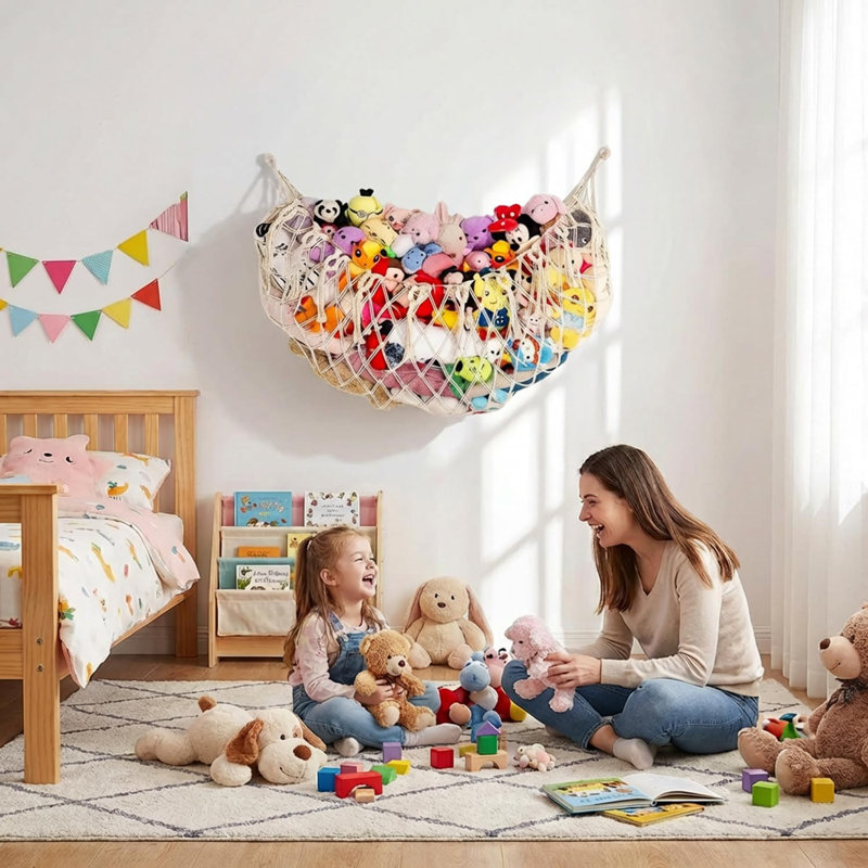 Stuffed Animal Net or Hammock XL for Flat Wall Mounted