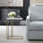 Clinton Marble Top End Table-818291325