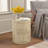 Mudoch Round Faux Concrete Outdoor Side Table