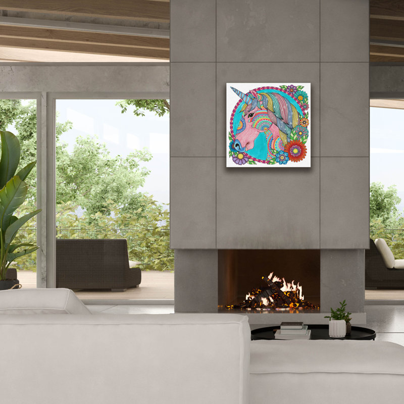 «I Believe 23» par Hello Angel, art mural sur toile, H 26 po x l 26 po x P 1,5 po