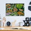  «Reptile & Amphibians» par Tim Jeffs, art mural en verre acrylique, 16 po x 12 po