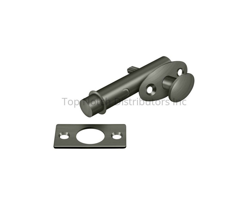 Boulon à mortaise Deltana MB175U15A Finition nickel antique, Nickel antique