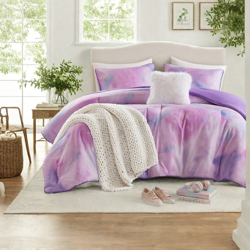 Ensembles de literie pour très grand lit de qualité supérieure, polyester doux, confort aquarelle moderne
