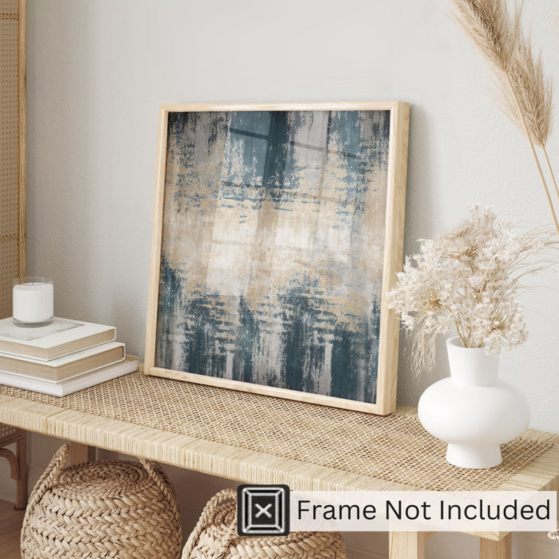 Abstract Celestial Symphony Transitional Unframed Art Print, 10" H x 10" W