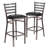 Brixton Hercules Series Ladder Back Metal Restaurant Barstools-49305572-49305575-21223160