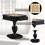 Table de jeu à caisson en bois Kasparov avec plateau de backgammon et tiroir de rangement, finition gris anthracite (plateau de jeu réversible)-126047431