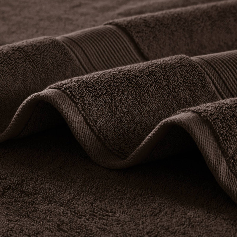 Ensemble de serviettes 100% coton ultra doux Madison Park Signature 800GSM, Brun