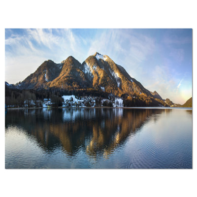 Fuschlsee in the Salzkammergut Photographic Print on Wrapped Canvas