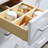 60'' Double Bathroom Vanity with Marble Top-425926531
