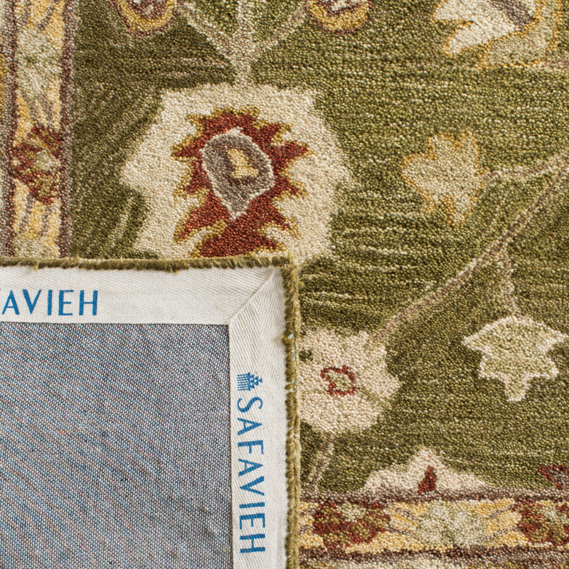 Tingley Hand Tufted Wool Pile Floral Rug, Rectangle 6' x 9'