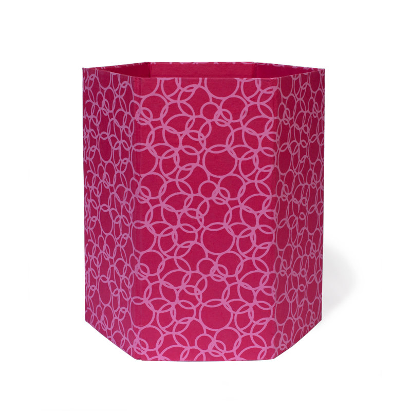 Waste Basket, Pink