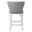 Tabouret de bar pivotant à hauteur de comptoir 1pc avec dossier-131212524