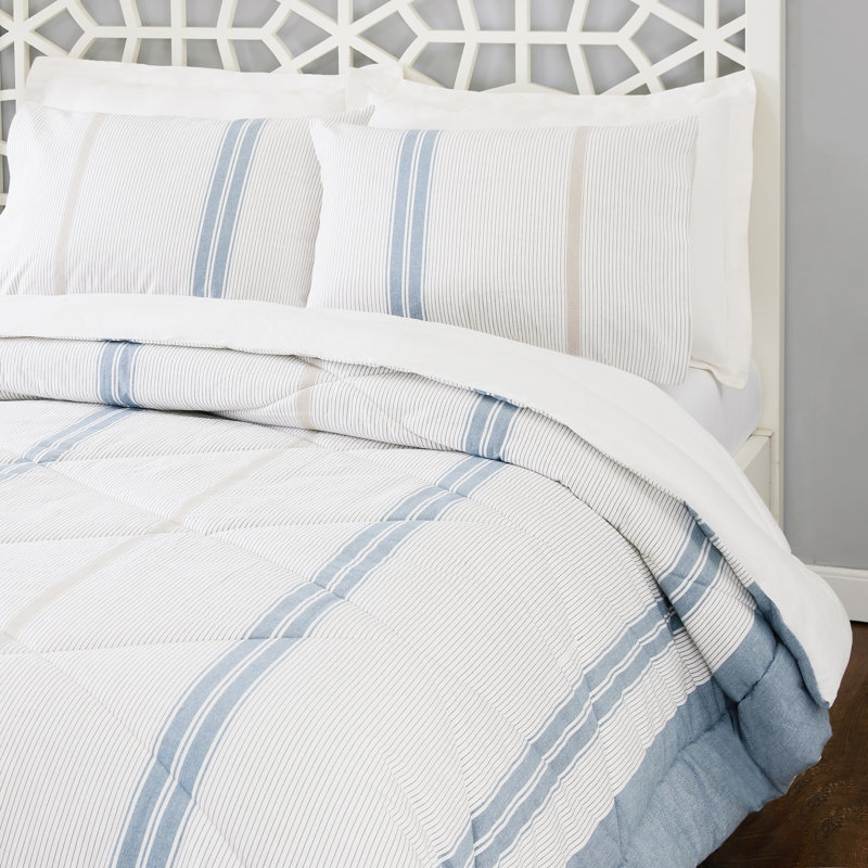 Ensemble d'édredon 3 pièces Mason, Full/Queen Comforter + 2 Standard Pillow Shams
