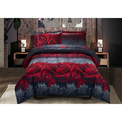 Rose Love Romantic Comforter Set