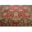 Wool Oriental Area Rug in Raspberry/Sage/Peach/Moss