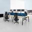 Chaise de bureau ergonomique en filet Liora avec appui-tête réglable, soutien lombaire et dossier respirant