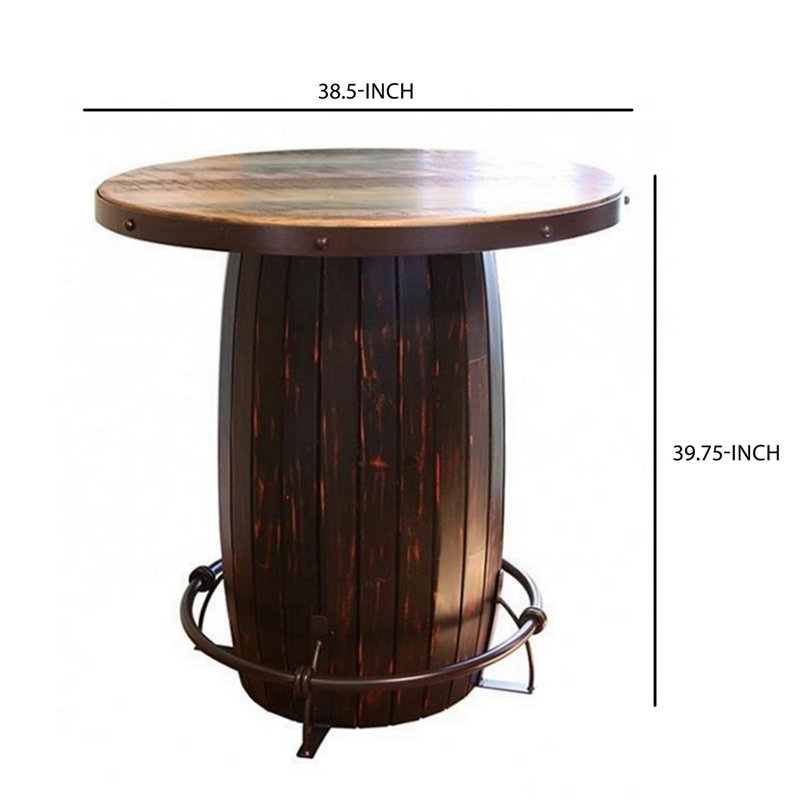 Chiya Round Solid Wood Dining Table