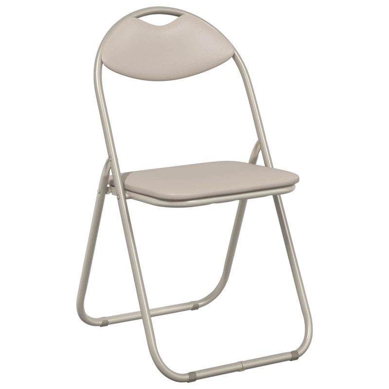 Padded Office Folding Chair Folding Chair Set, Sand
