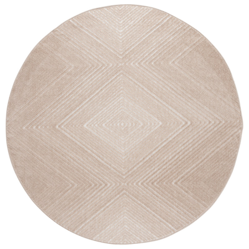Mehik Performance Geometric Rug, Square 6'7"