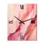 Horloge murale abstraite rose et or enchantée Spills VII-356467018