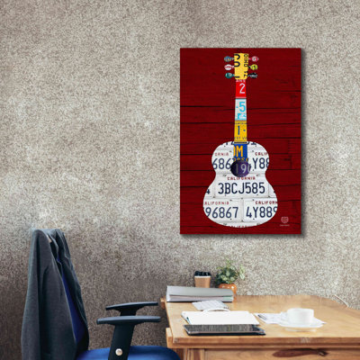 'Guitar 1' by Design Turnpike, Giclee Canvas Wall Art