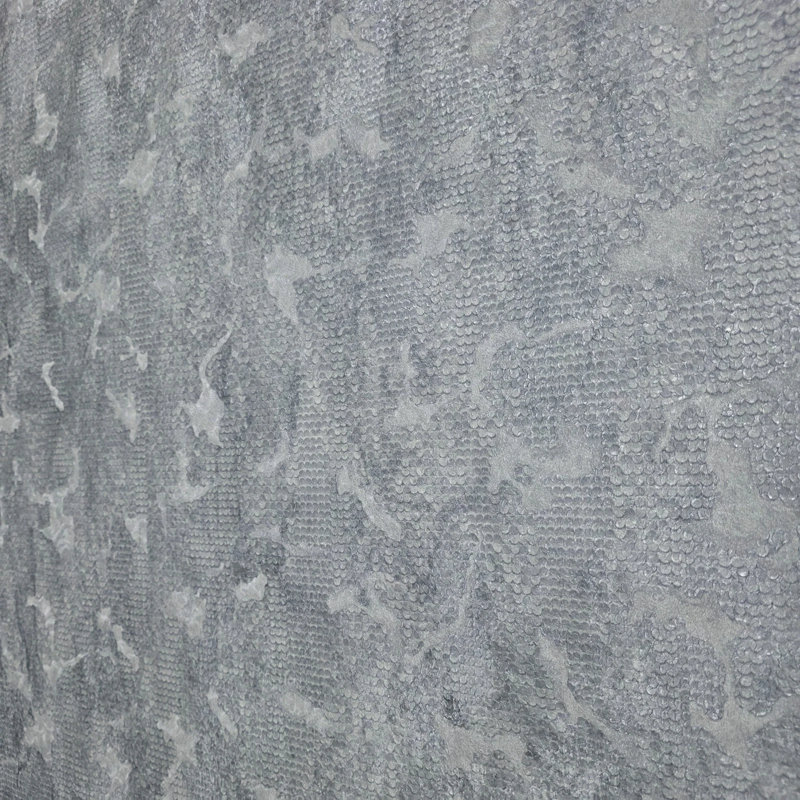 Rouleau de papier peint texturé moderne gris clair et beige