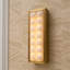 Wall Lamp Cabildo Antique Brass Finish Alabaster