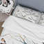 «Little Birds On The Tree Branches I» - Ensemble de housse de couette traditionnel - Microfibre de polyester-66398893