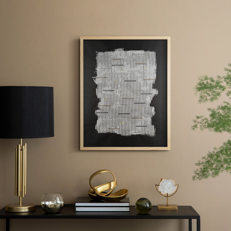Bits & Bytes I Framed Print - Solid Wood, 21" H x 17" W