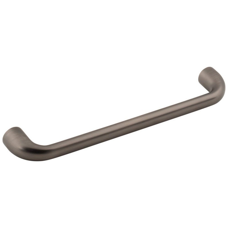 Loxley Bar Pull, 6 5/16", Brushed Pewter