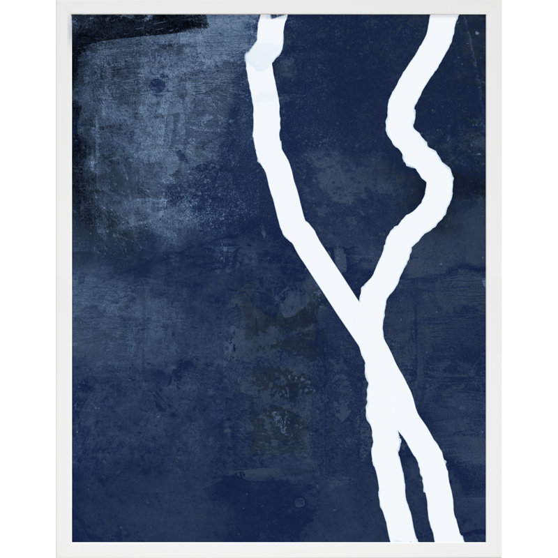 White Rope 1 Painting by Jacques Pilon, White, 38" H x 30" W x 1.25" D