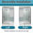 32"×76" Semi-Frameless Shower Glass Panel,Shower Door-120742647