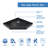  DreamLine SlimLine 40 inch D x 40 inch W x 2 3/4 inch H Corner Drain Neo-Angle Shower Base in Black-39782701-125845304