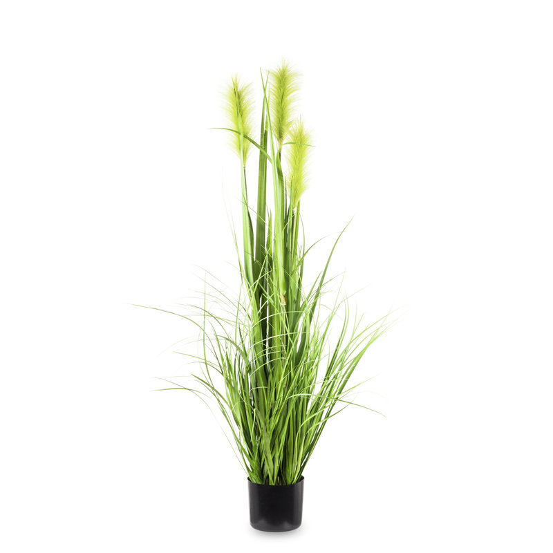 122cm Faux Pampas Grass Grass in Earthenware Pot