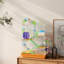 Habitat pour hamster 18 "à 5 niveaux avec tubes, tunnels, poignée portative, orange, plat à nourriture encastré, bouteille d'eau, roue d'exercice pour petits hamsters et enclos composé de