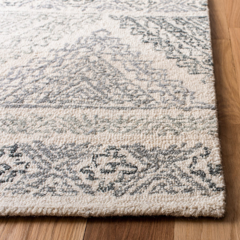 Garduno Hand Tufted Wool And Cotton Southwestern Rug, Runner 2'3" x 7'