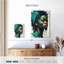 Leisha, fille africaine en turquoise-108241057