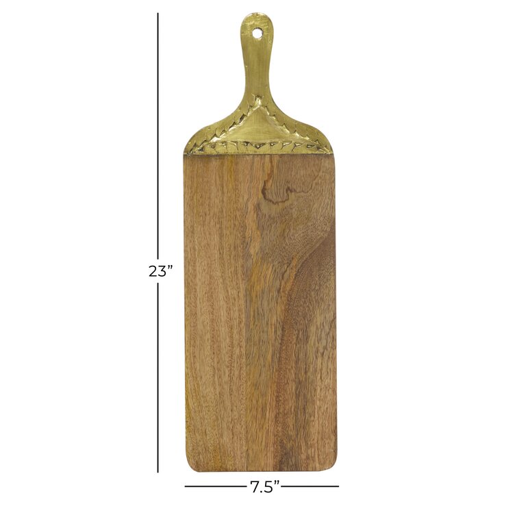 Buy Edge Houseware Elegant Wooden Chopping Board with Paddle Handle 2024  Online