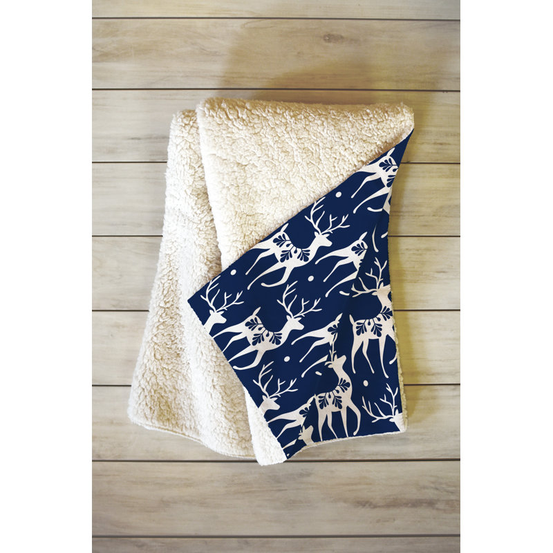 Hand Woven Throw Blanket, 50" W x 60" L