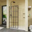 34.11'' W x 72.11'' H Framed Shower Door with Clear Glass