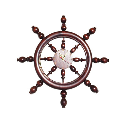 Horloge murale 19 po Captain's Wheel