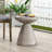 Outdoor Lightweight Concrete Side Table