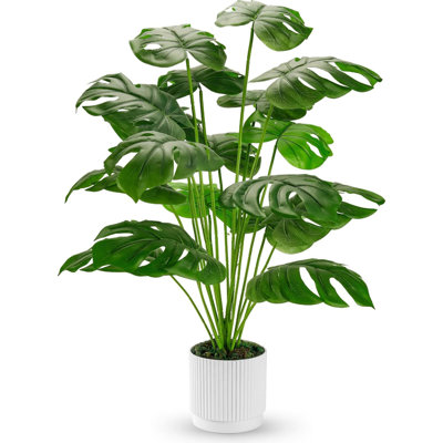 28 po Faux plantes artificielles Monstera artificielles pour l'intérieur