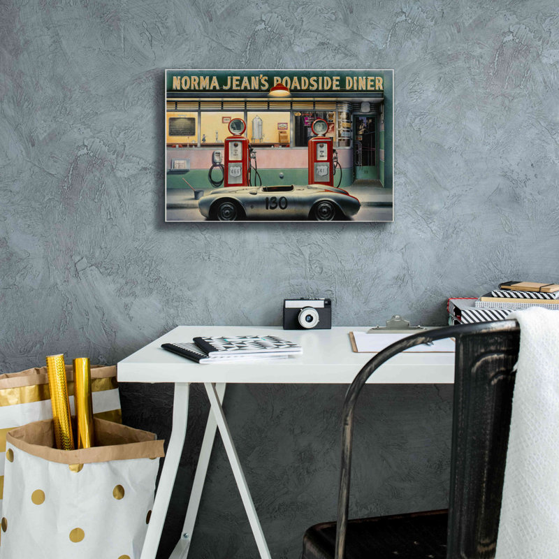 «Destiny Highway» par Chris Consani, art mural sur toile, H 12 po x l 18 po x P 0,75 po
