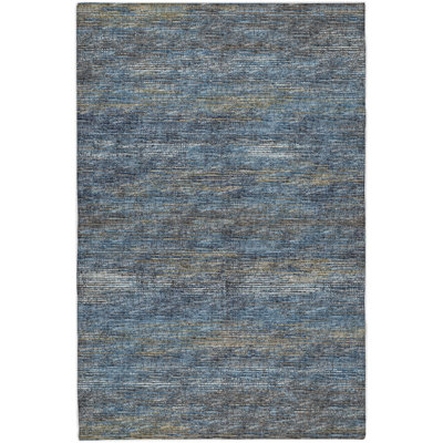 Premium Machine Washable Dream Shag Horizontal Bars Rug