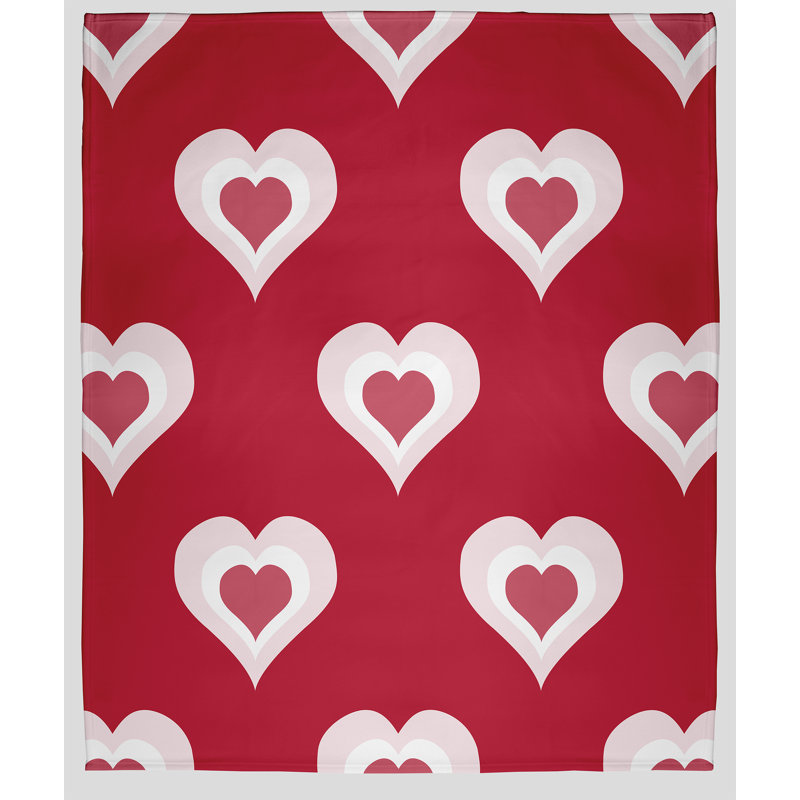 Bilyeu Throw Blanket, W127 x L152cm, Red