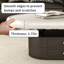 Luxurious Sophisticated Oval Storage Coffee Table-1749327964