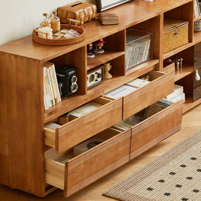 European style retro floor mounted bookcase