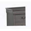 Table de chevet 1Pc gris Louis Philippe en bois massif à queue d'aronde anglaise-1273701599
