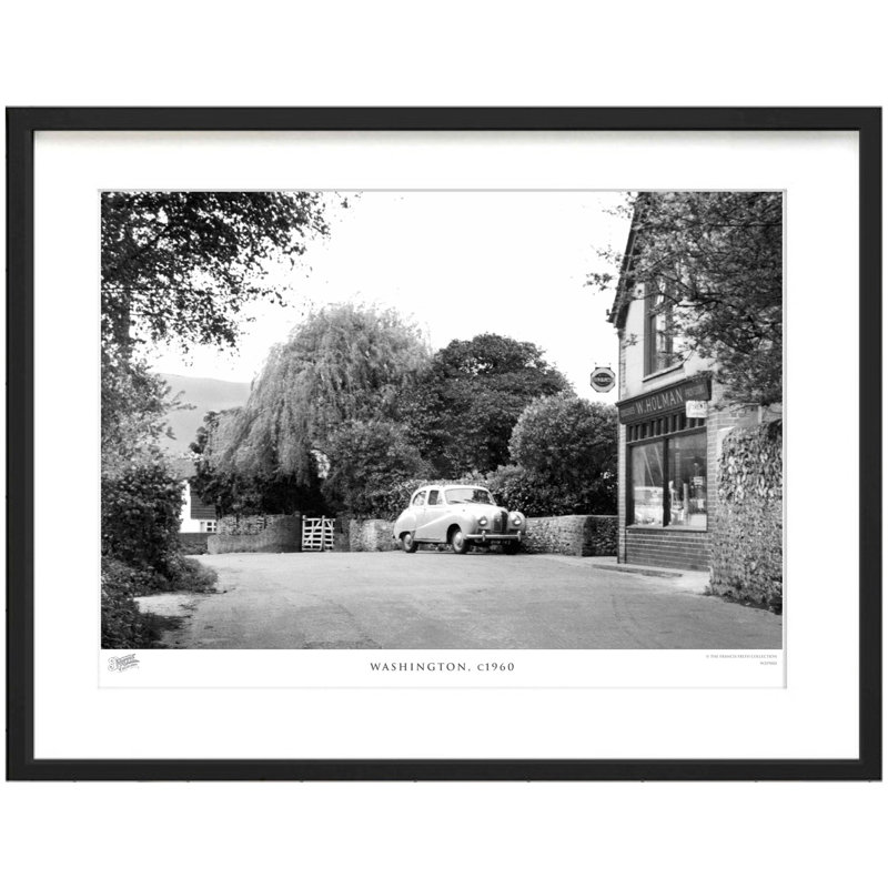 Washington, C1960 1 Piece Single Picture Frame Wall Art, 45cm H x 60cm W x 2.3cm D